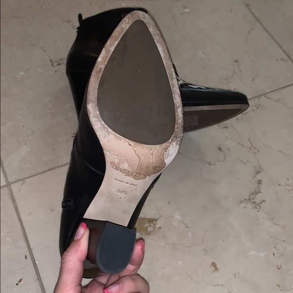 JIMMY CHOO Leather Booties - Picture 8 of 8